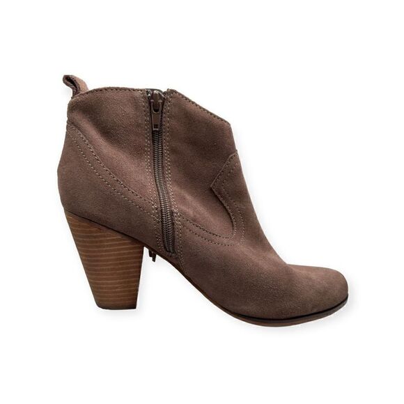 Steve Madden tan fringe zip up ankle boots women’s size 10m cian leather - Picture 5 of 12